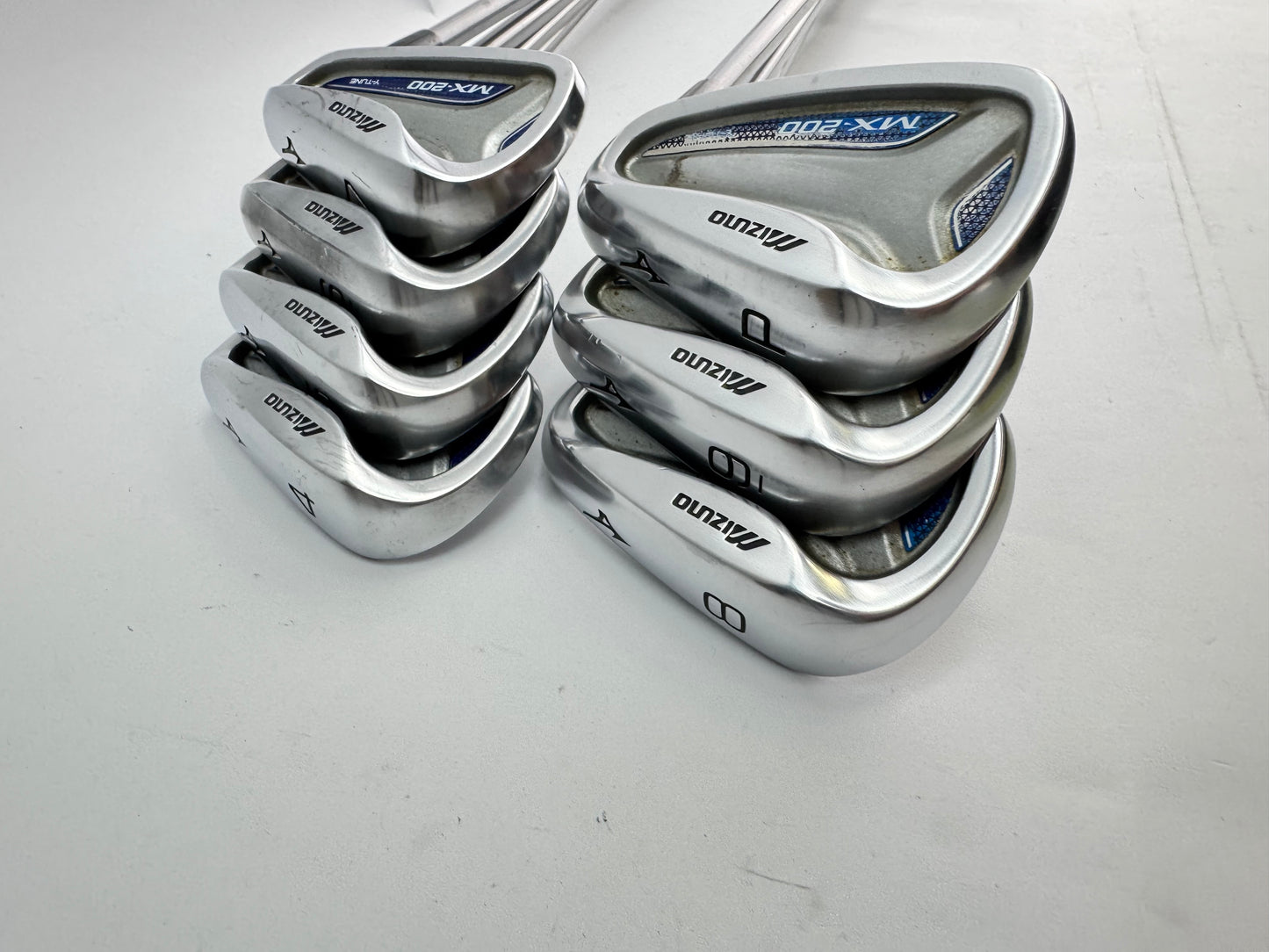Mizuno MX200 Irons 4-PW Regular Flex Graphite /Right Handed /New Grips /30173