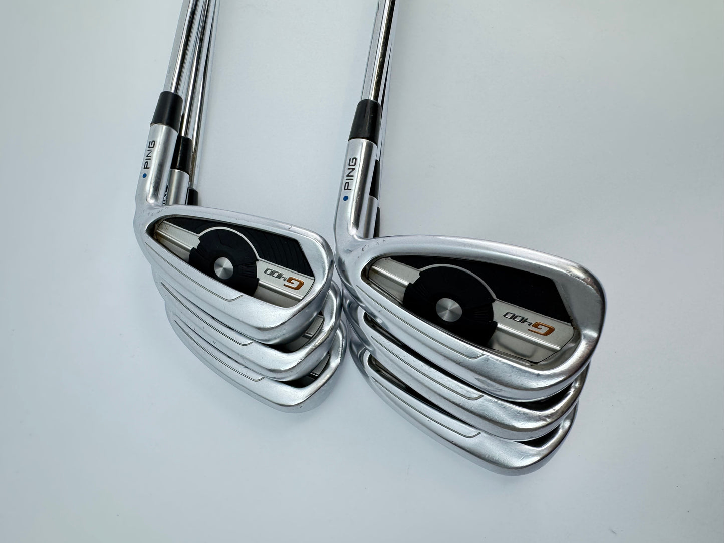 Ping G400 Irons 5-PW Blue Dot AWT 2.0 Regular Flex Steel /Right/New Grips /27631