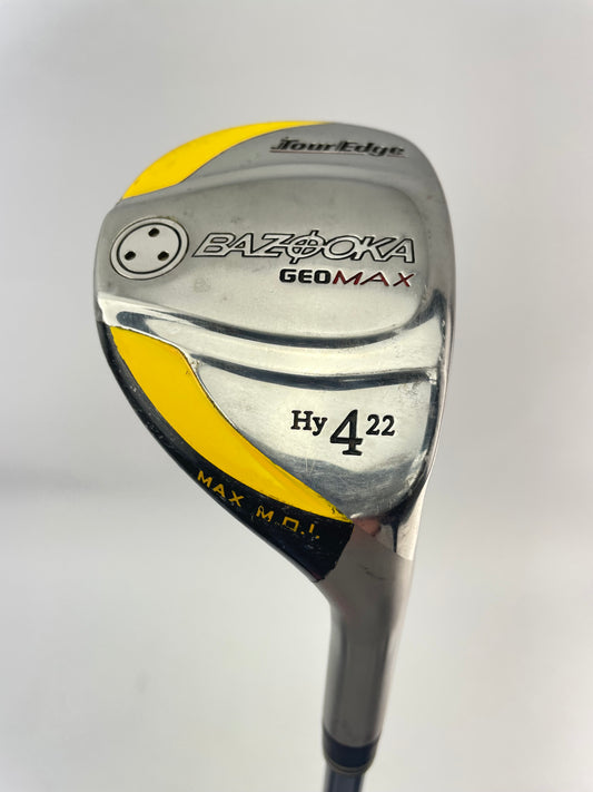 Tour Edge Bazooka 4 Hybrid 22* Regular Flex Graphite /Right /New Grip /24648