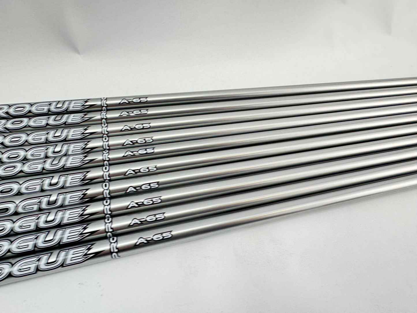 Aldila Rogue Pro Iron Shaft Set (10) 65 Senior Flex Graphite 40.25” /0.370 /New