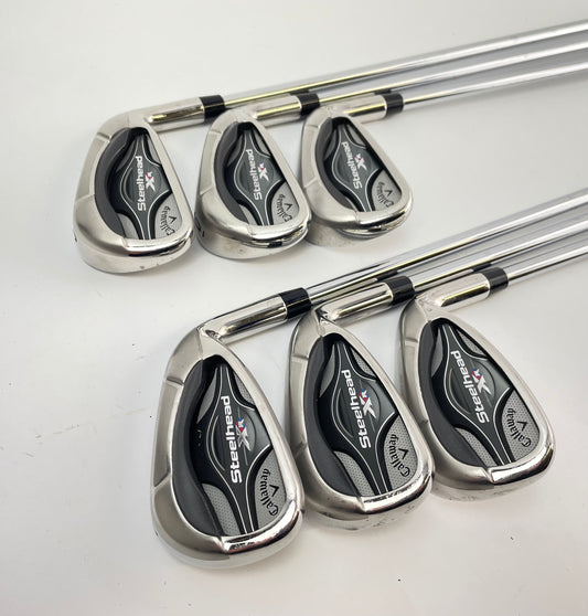 Callaway XR Steelhead Irons 5-PW XP95 Regular Flex Steel /Right Handed /26849