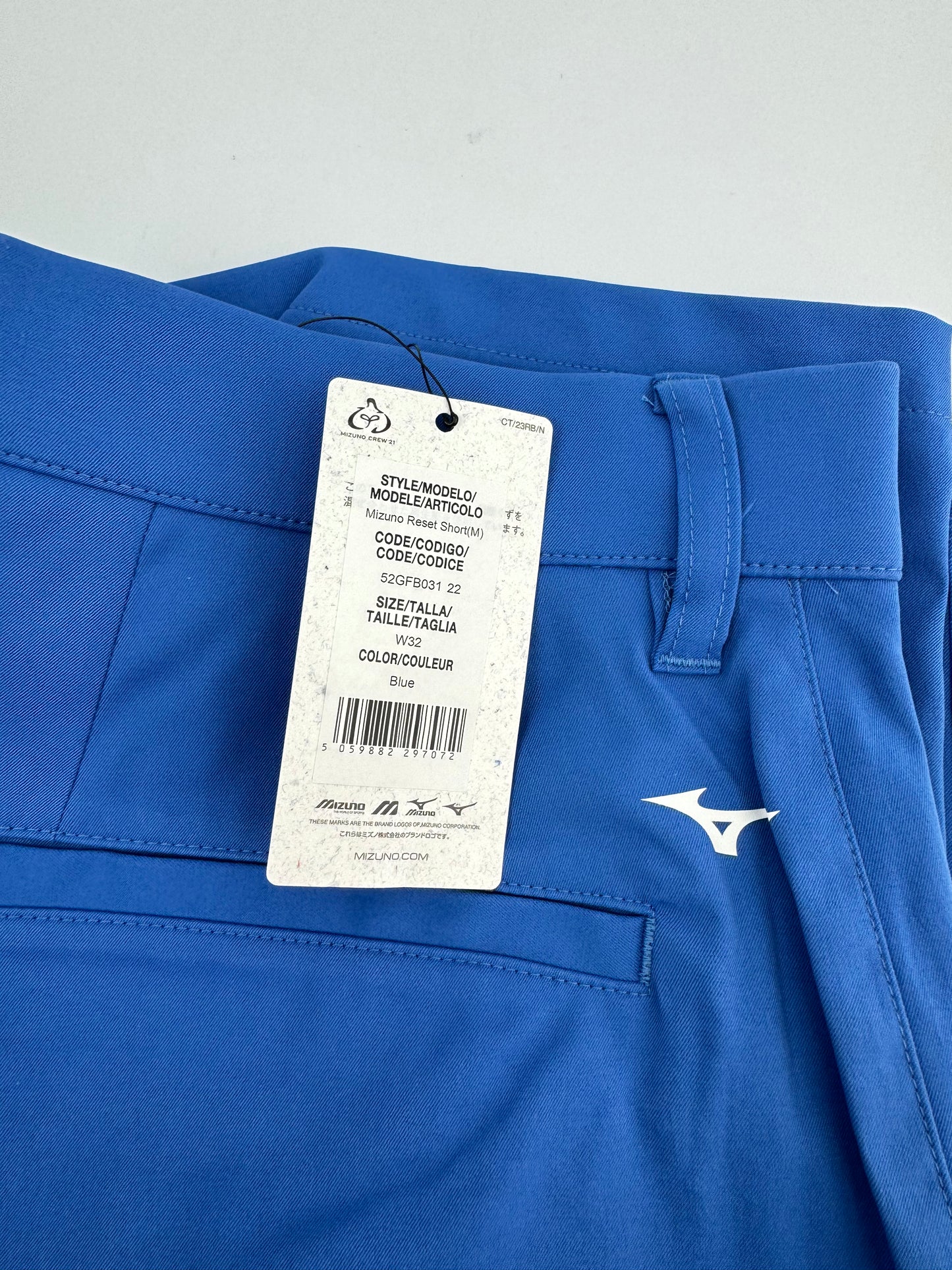 Mizuno Golf Shorts Mens Reset /Blue /W32 /New /23708