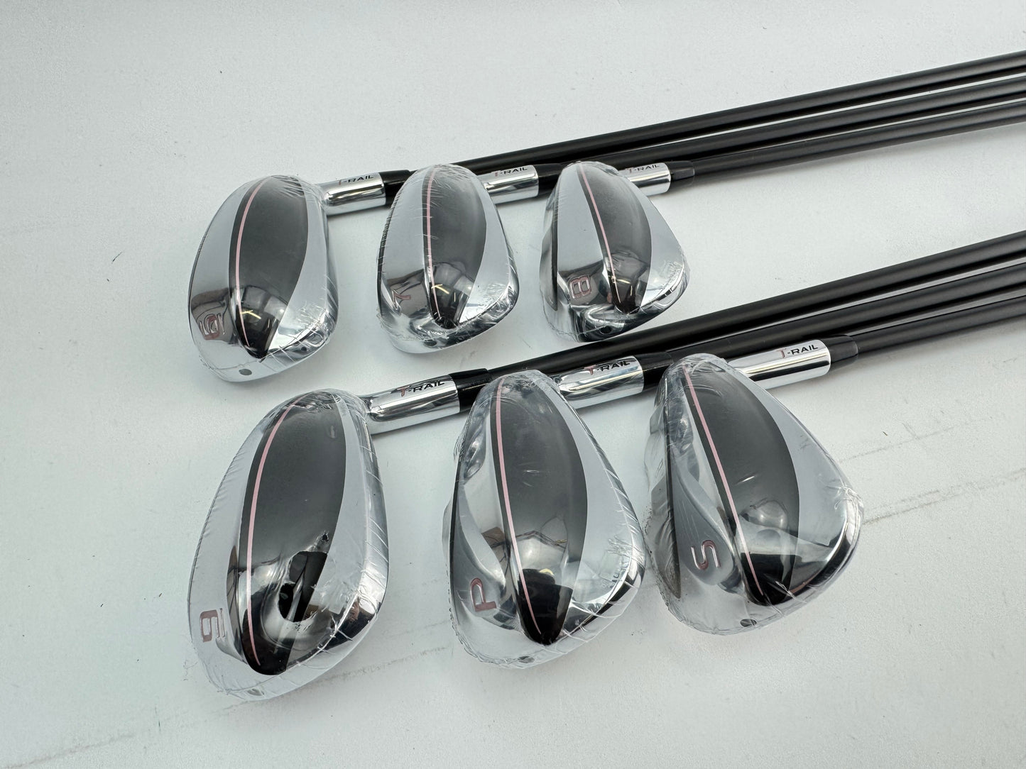 Cobra T Rail Ladies Irons 6-SW KBS PGI 55 Ladies Graphite /Right /New /30237