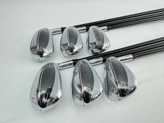 Cobra T Rail Ladies Irons 6-SW KBS PGI 55 Ladies Graphite /Right /New /30237