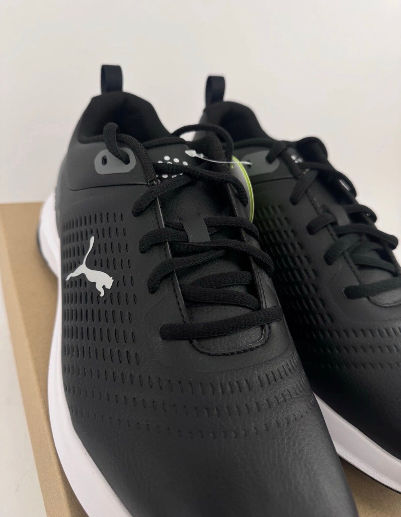 Puma Fusion Plus Spiked Men’s Golf Shoes Black Waterproof