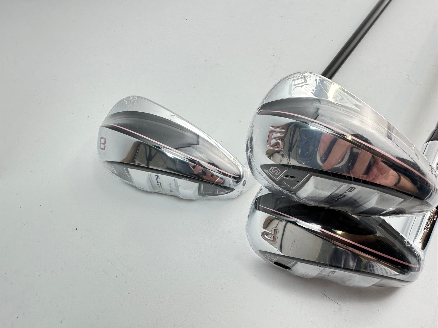 Cobra T Rail Ladies Irons 8,9+PW Left Handed KBS PGI 55 Ladies Graphite /30226