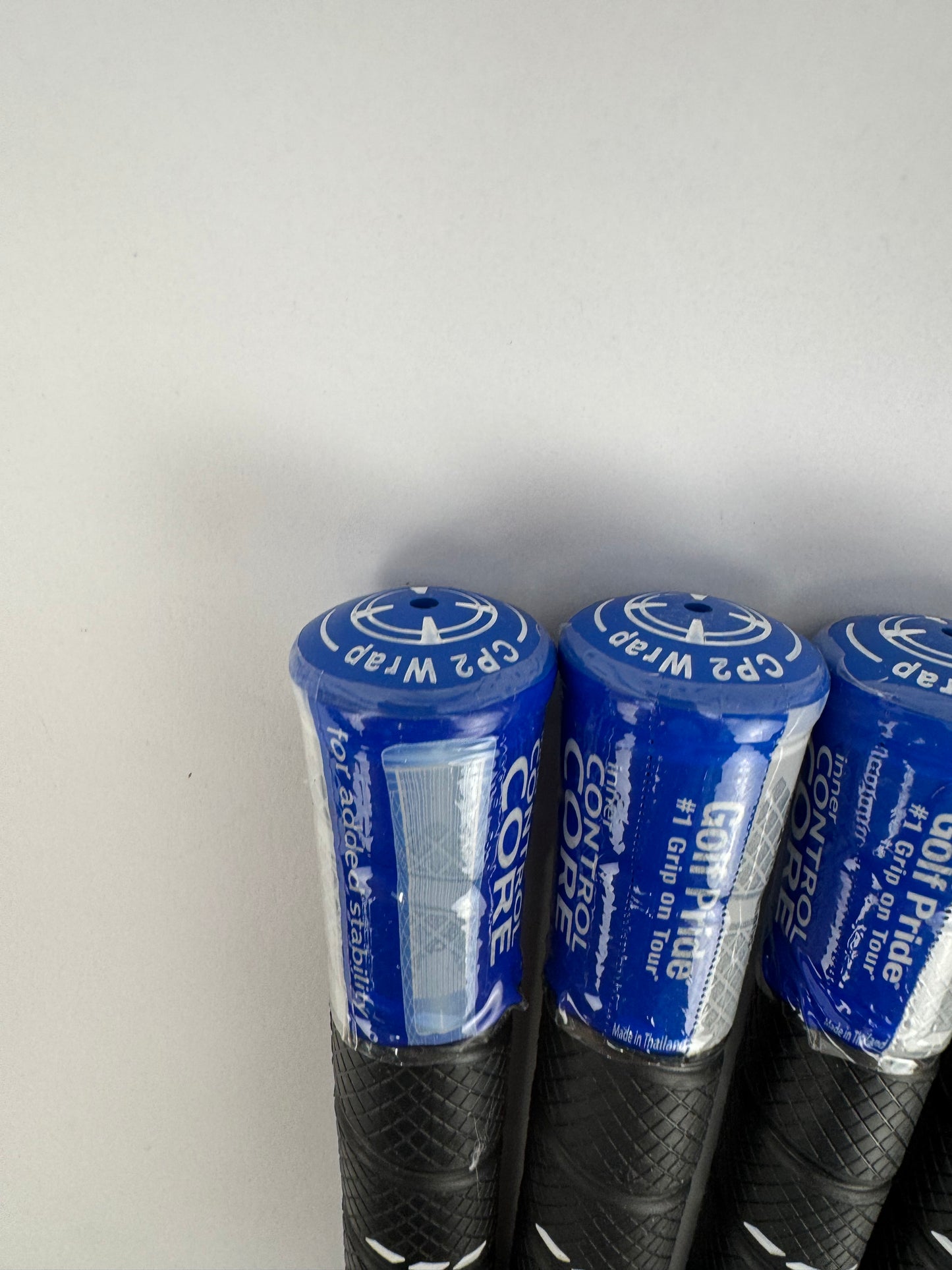 Golf Pride CP2 Wrap Golf Grips (7) Men’s Midsize /Black/Blue /New /32136