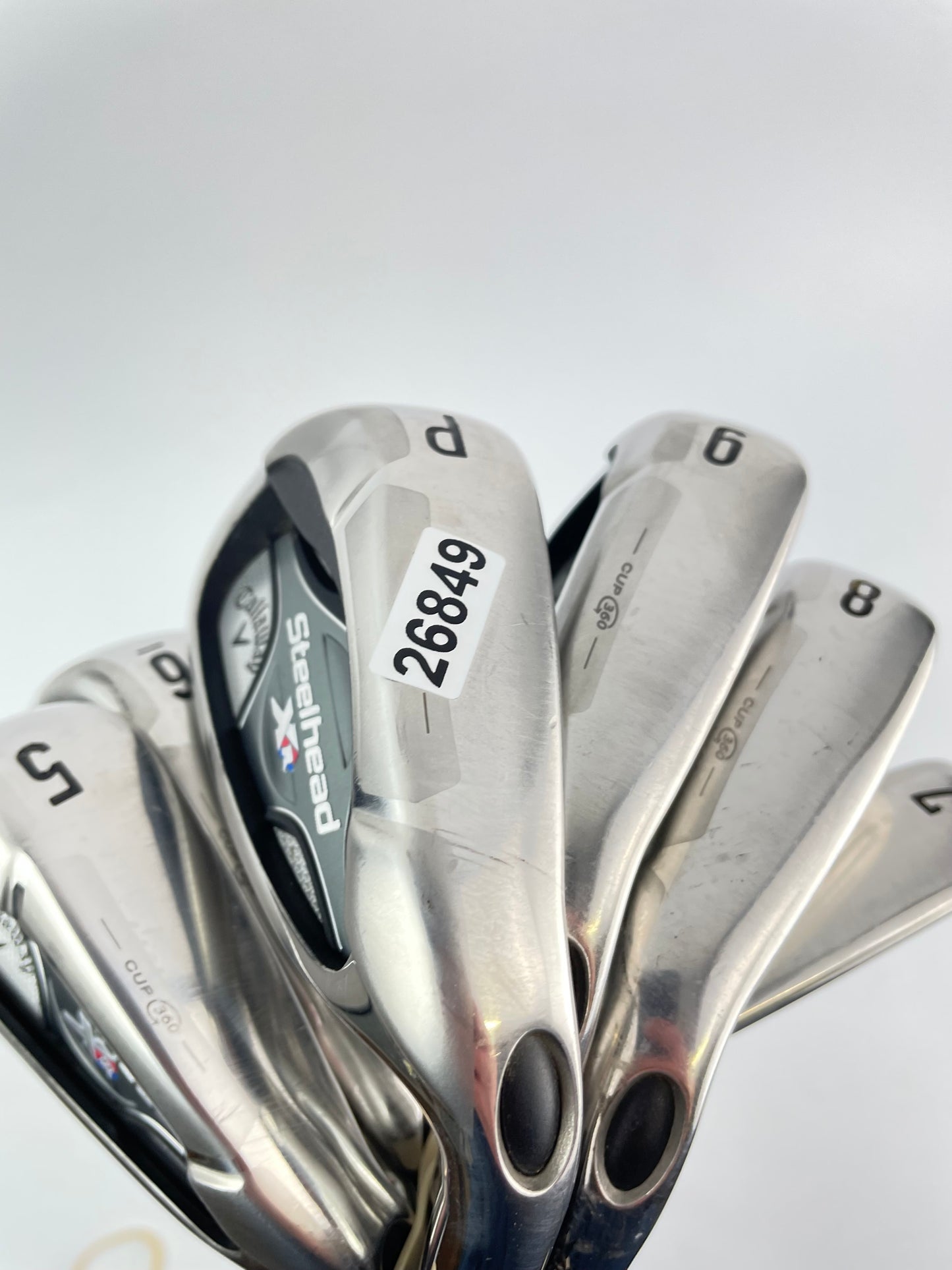 Callaway XR Steelhead Irons 5-PW XP95 Regular Flex Steel /Right Handed /26849