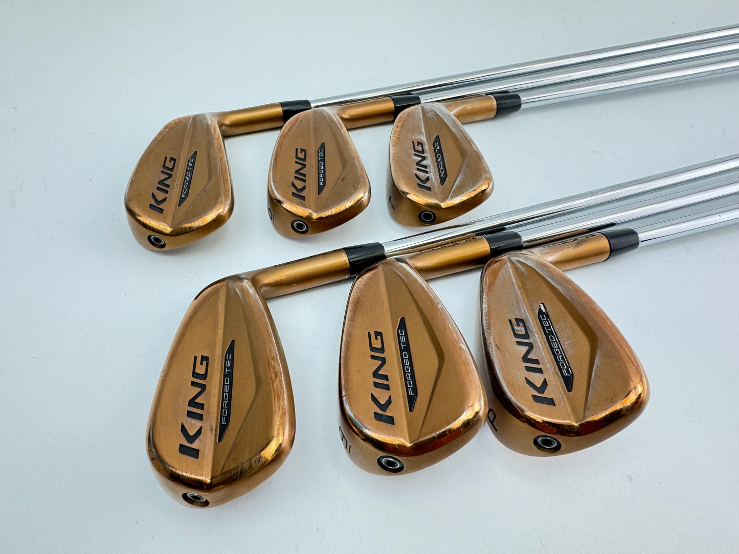 Cobra Forged Tec Copper Irons 5-PW Elevate MPH 95 Regular Steel +1/2” /28864