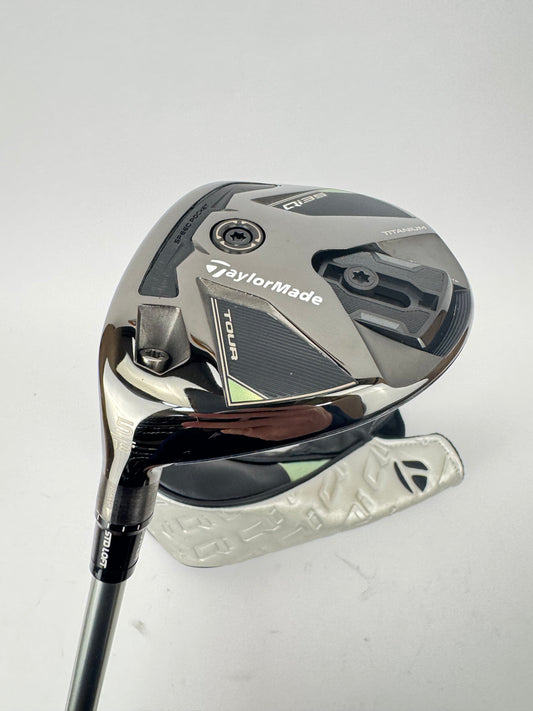 Taylormade Qi35 Tour 5 Wood Left Handed 18* Helium F4 Stiff Graphite /33707