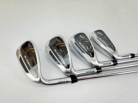 Cobra LTDx Irons Left Handed 6,8,GW+SW KBS Tour 90 Regular Steel /New /31201
