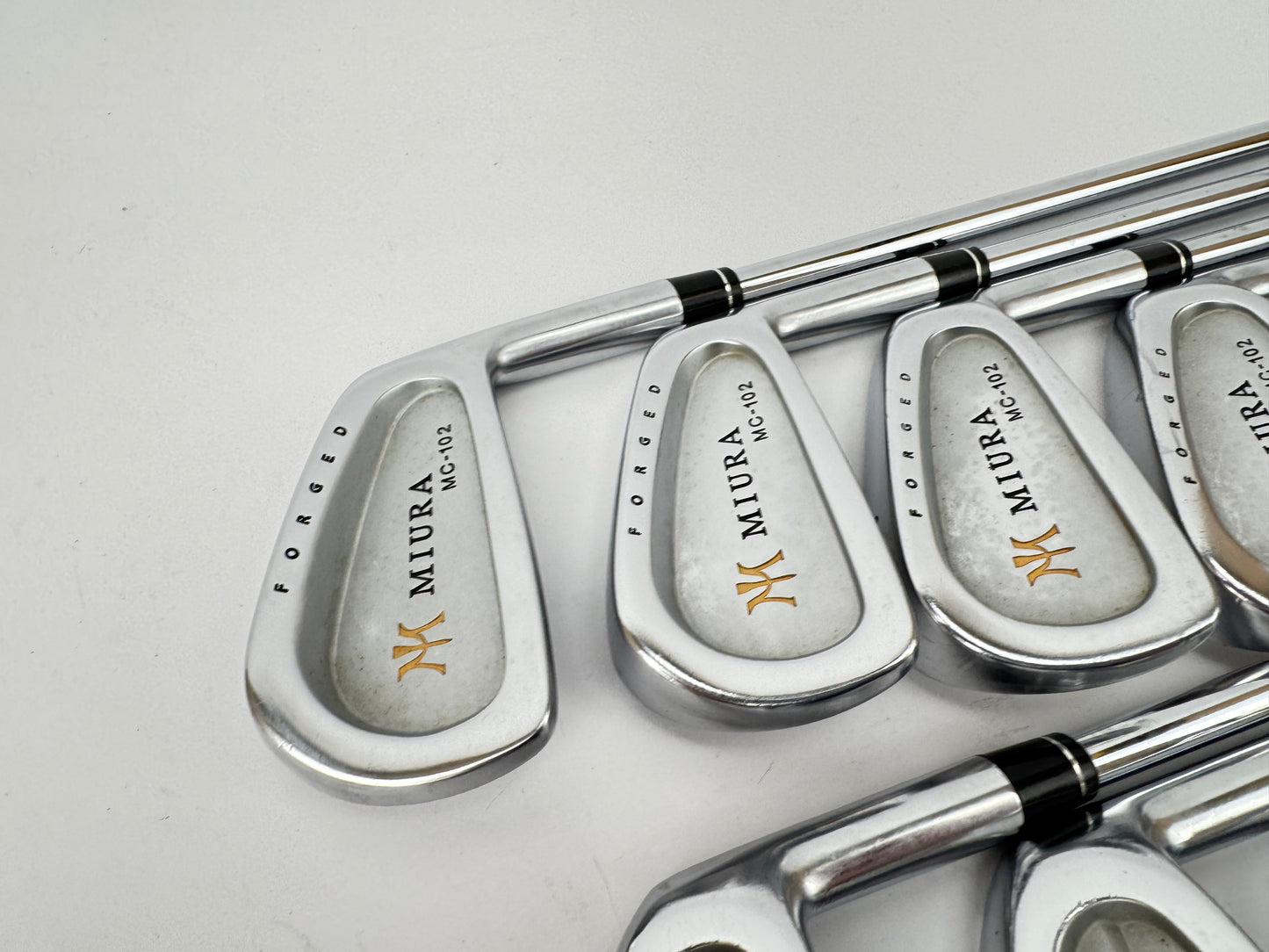 Miura MC-102/CB-202 Irons 4-PW Forged Nippon 1050GH Stiff Steel /New Grips/33953