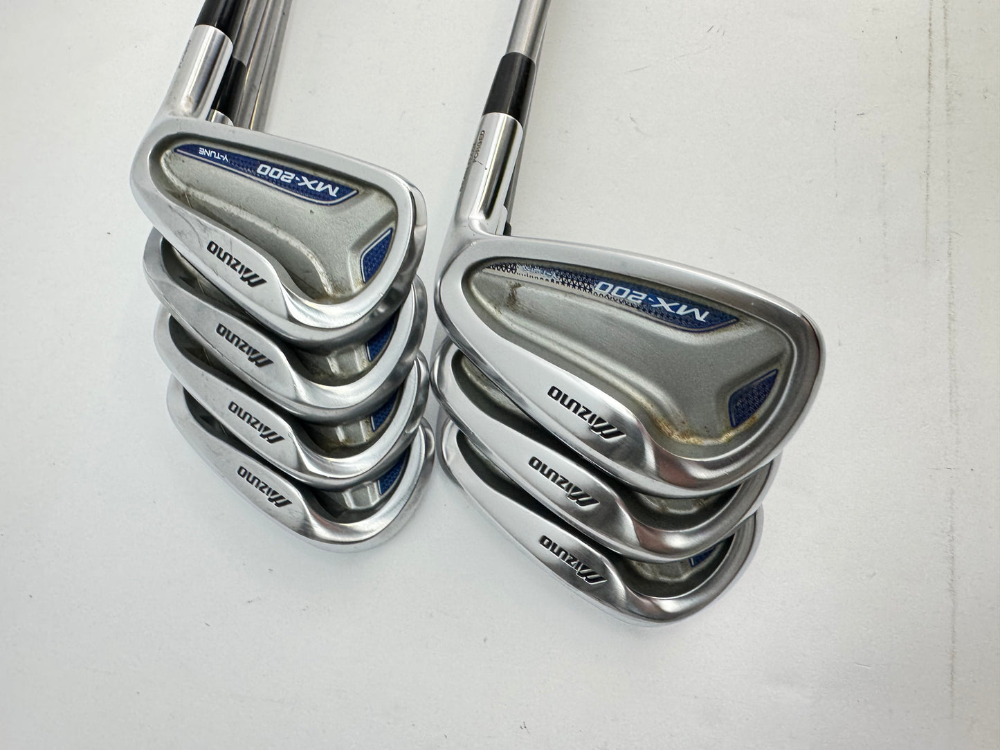 Mizuno MX200 Irons 4-PW Regular Flex Graphite /Right Handed /New Grips /30173