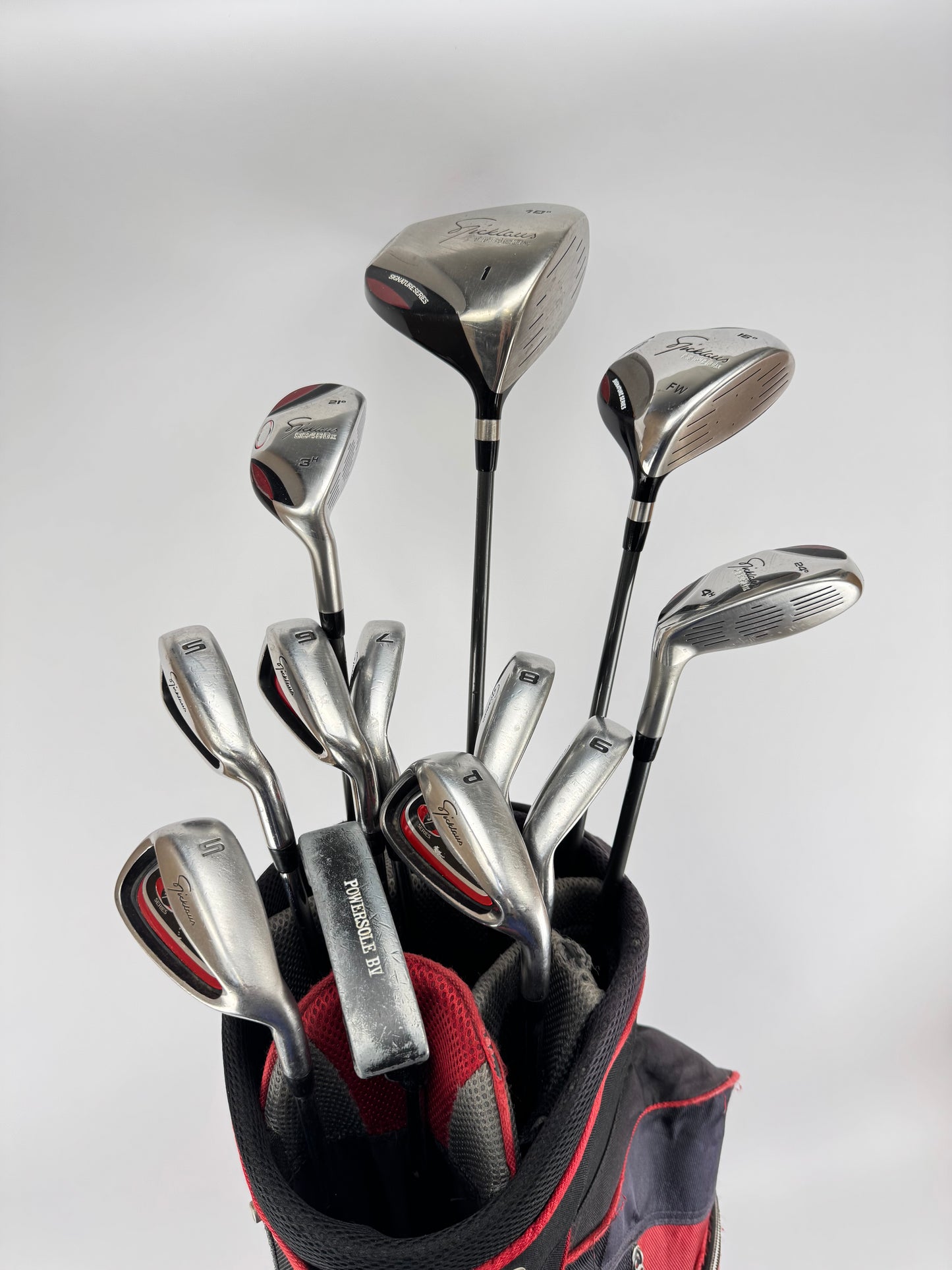 Mens Golf Package Set Jack Nicklaus Regular Flex /Right /New Grips /Bag /32203