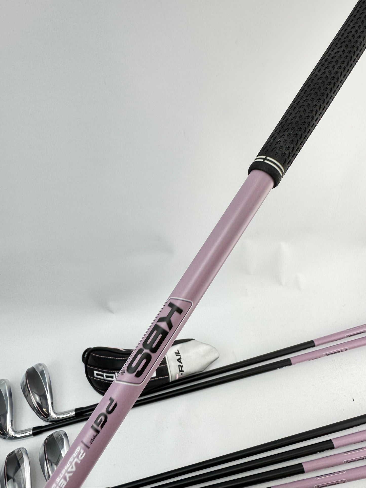 Cobra Ladies T Rail Irons Left Hand 6H, 7-SW + GW KBS PGI Ladies Graphite /30231