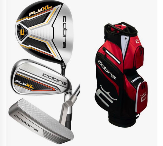 Cobra Fly XL Package Set /Mens Regular Graphite /New /Bag /Trade-in