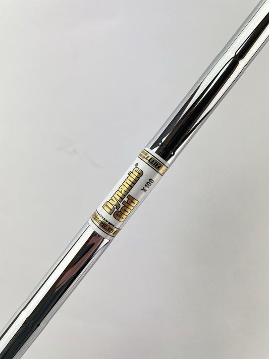 Dynamic Gold AMT Iron Shaft X100 Extra Stiff Steel 35.5 /0.355 Tapered /233300