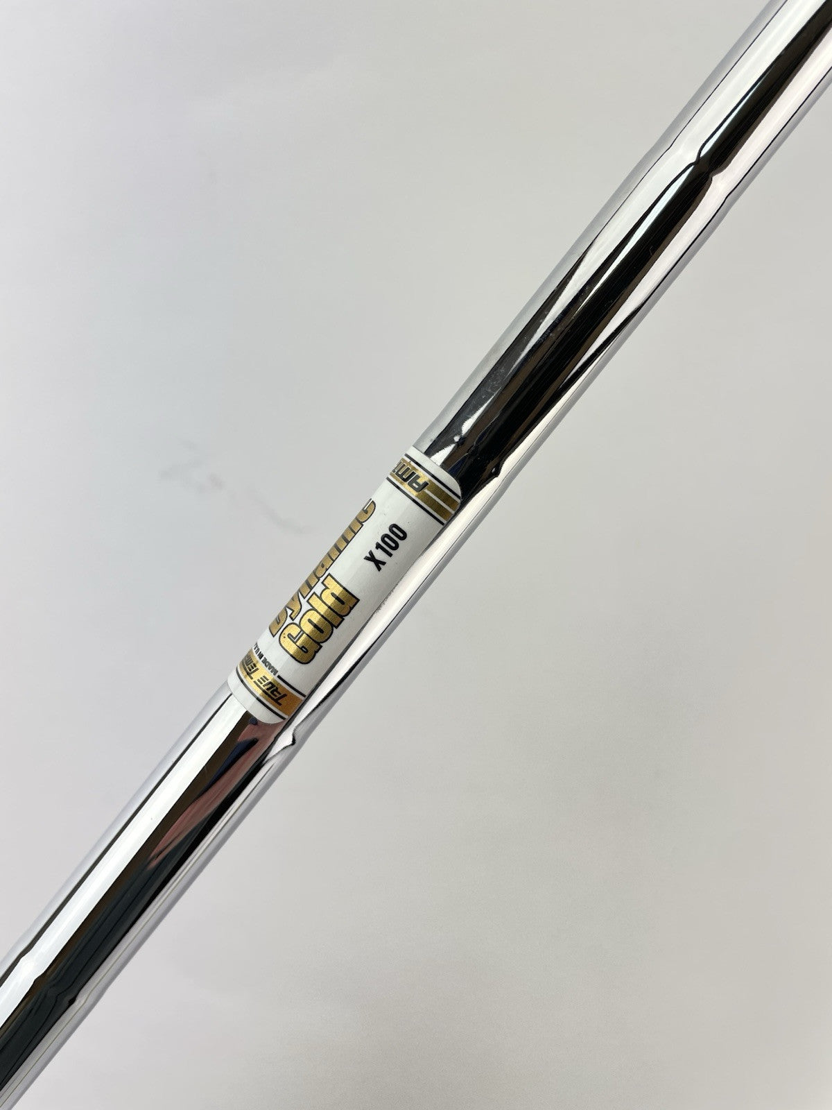 Dynamic Gold AMT Iron Shaft X100 Extra Stiff Steel 35.5 /0.355 Tapered /233305