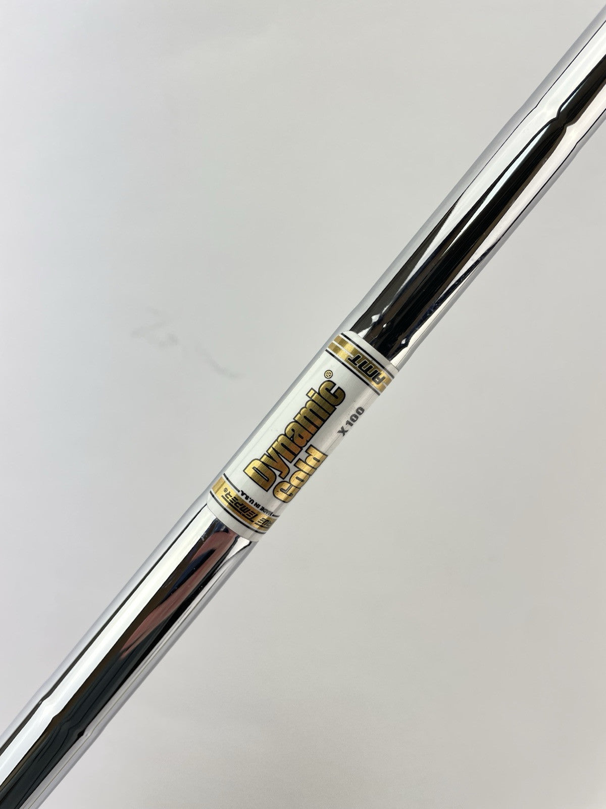 Dynamic Gold AMT Iron Shaft X100 Extra Stiff Steel 35.5 /0.355 Tapered /233302