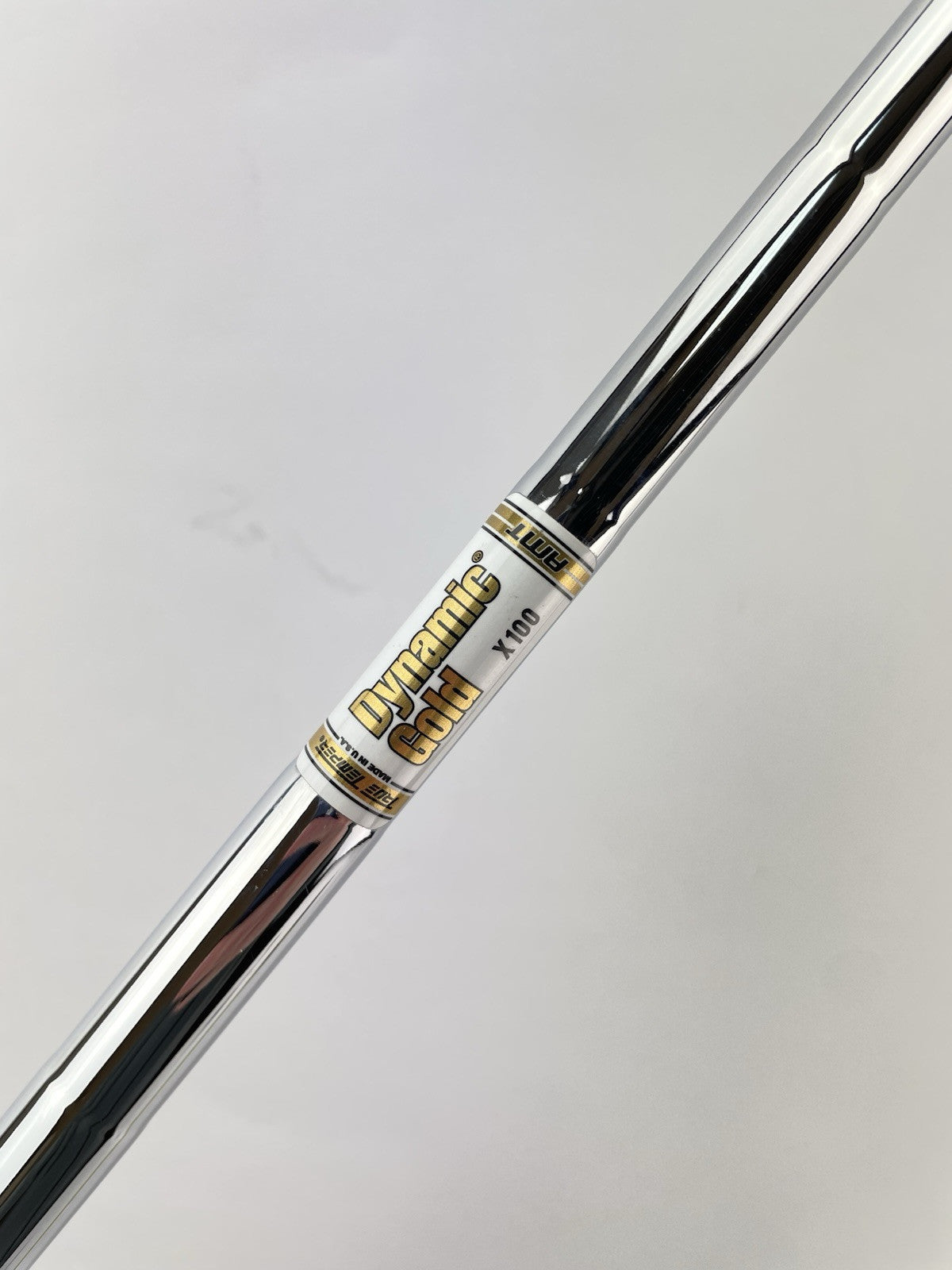 Dynamic Gold AMT Iron Shaft X100 Extra Stiff Steel 35.5 /0.355 Tapered /233303