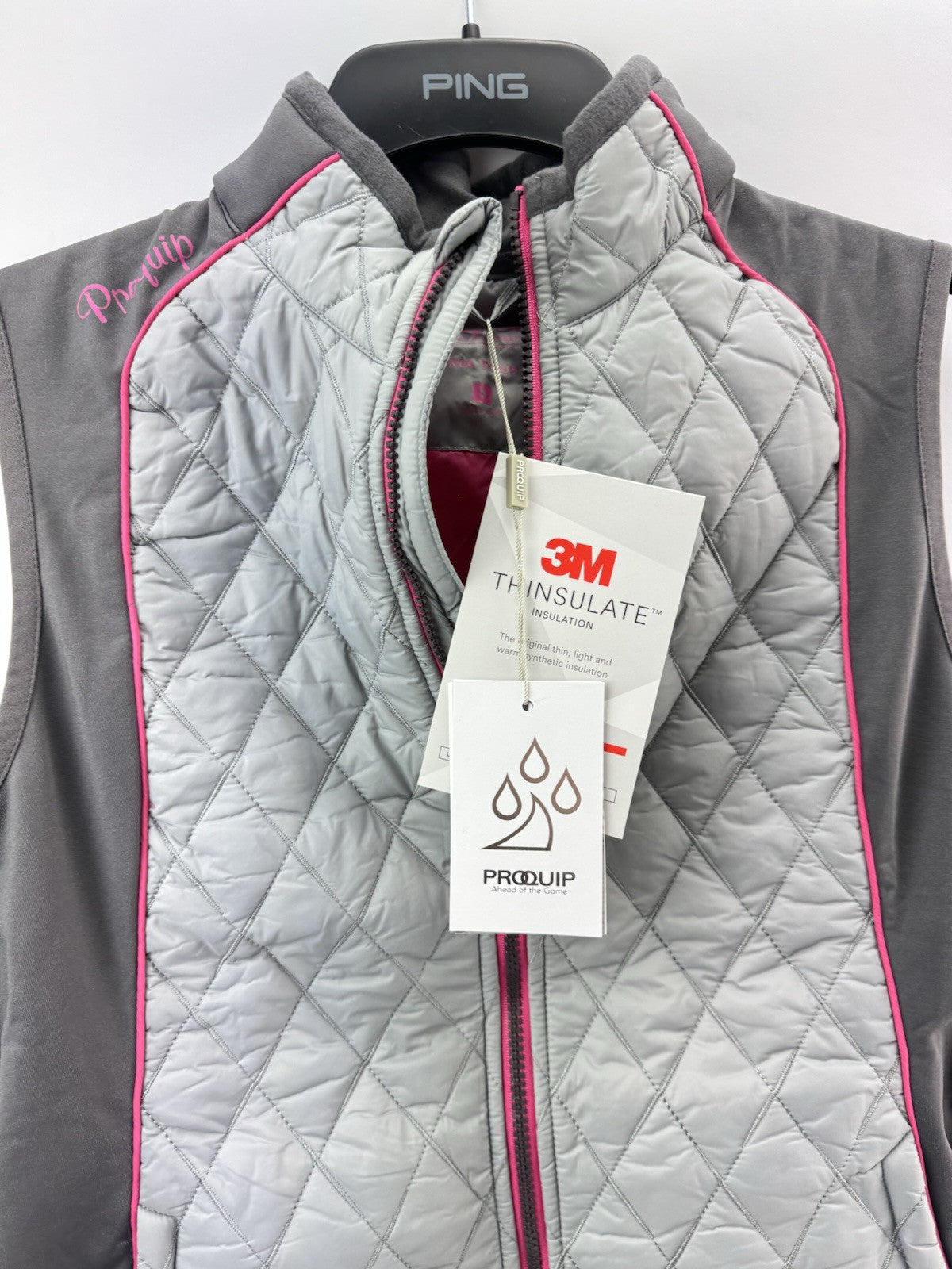 Proquip Womens Thermal Gilet Ava Full Zip /Size UK 8 (Small) New /223783