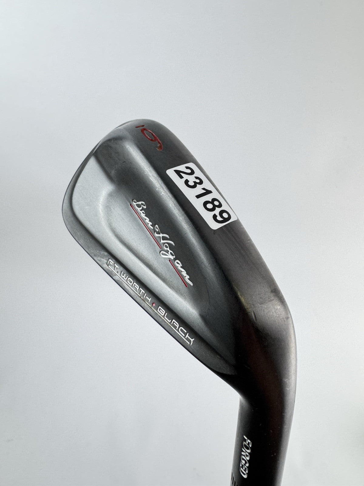 Ben Hogan FT Worth Black 6 Iron Forged KBS Tour 90 Stiff Steel /Right /2318917