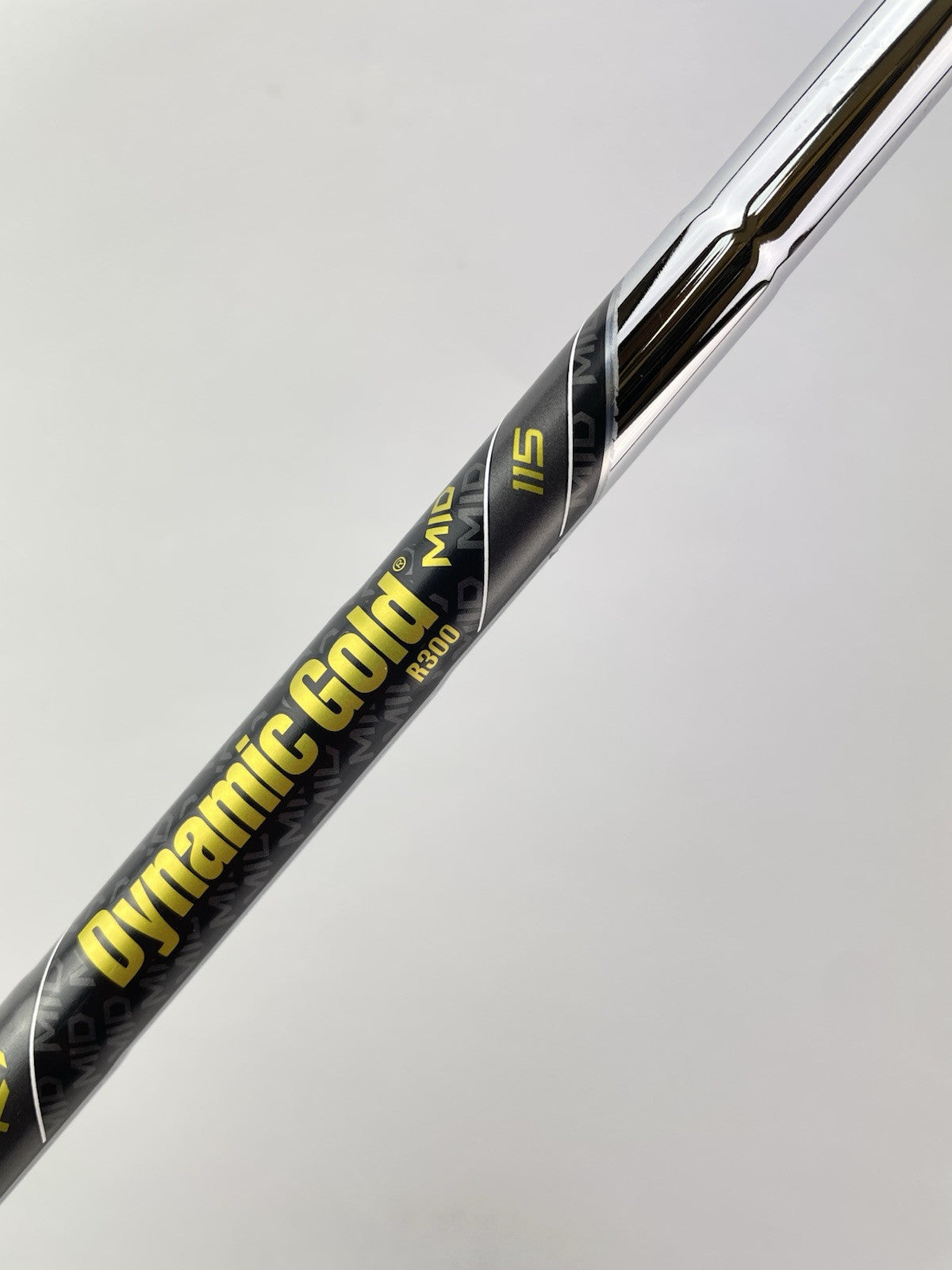 Dynamic Gold 115 Iron Shaft R300 Regular Steel 35” /0.355 Tapered /229064