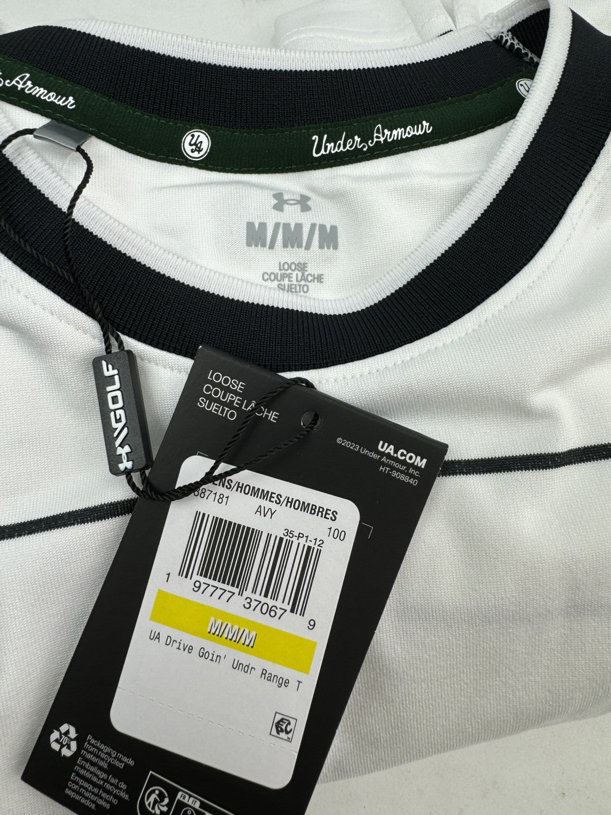 Under Armour Golf T Shirt Mens Goin Under Range T UK Medium /New /199637