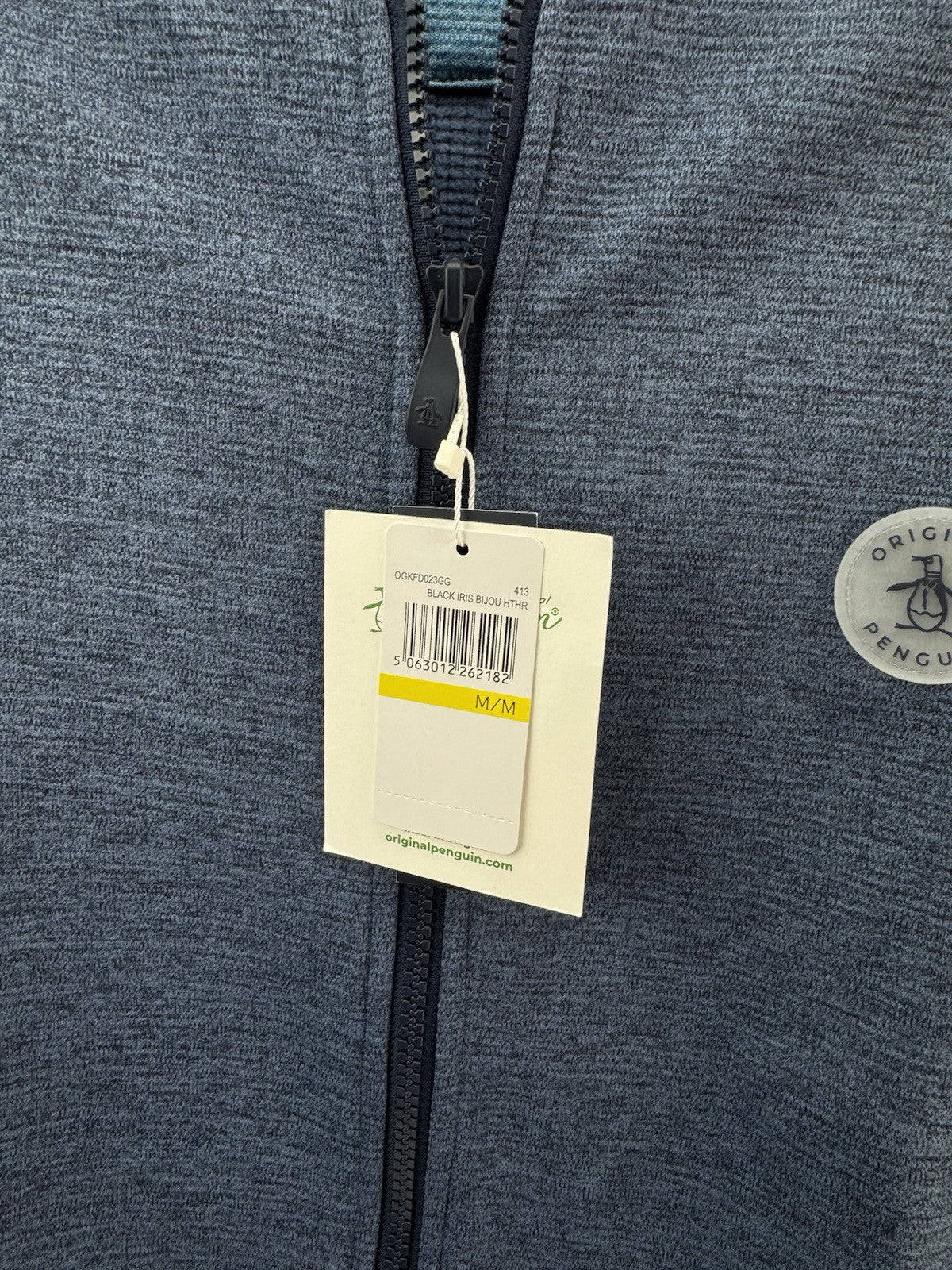 Penguin Golf Mens Bomber Jacket Full Zip 80s Colourblock UK M /New /232918