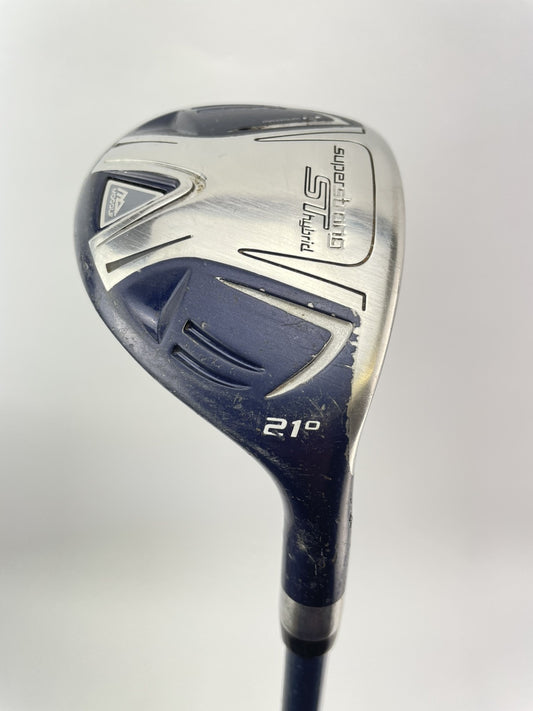 MD Golf Hybrid 21* Superstrong ST Uniflex Graphite /Right /New Grip /229460