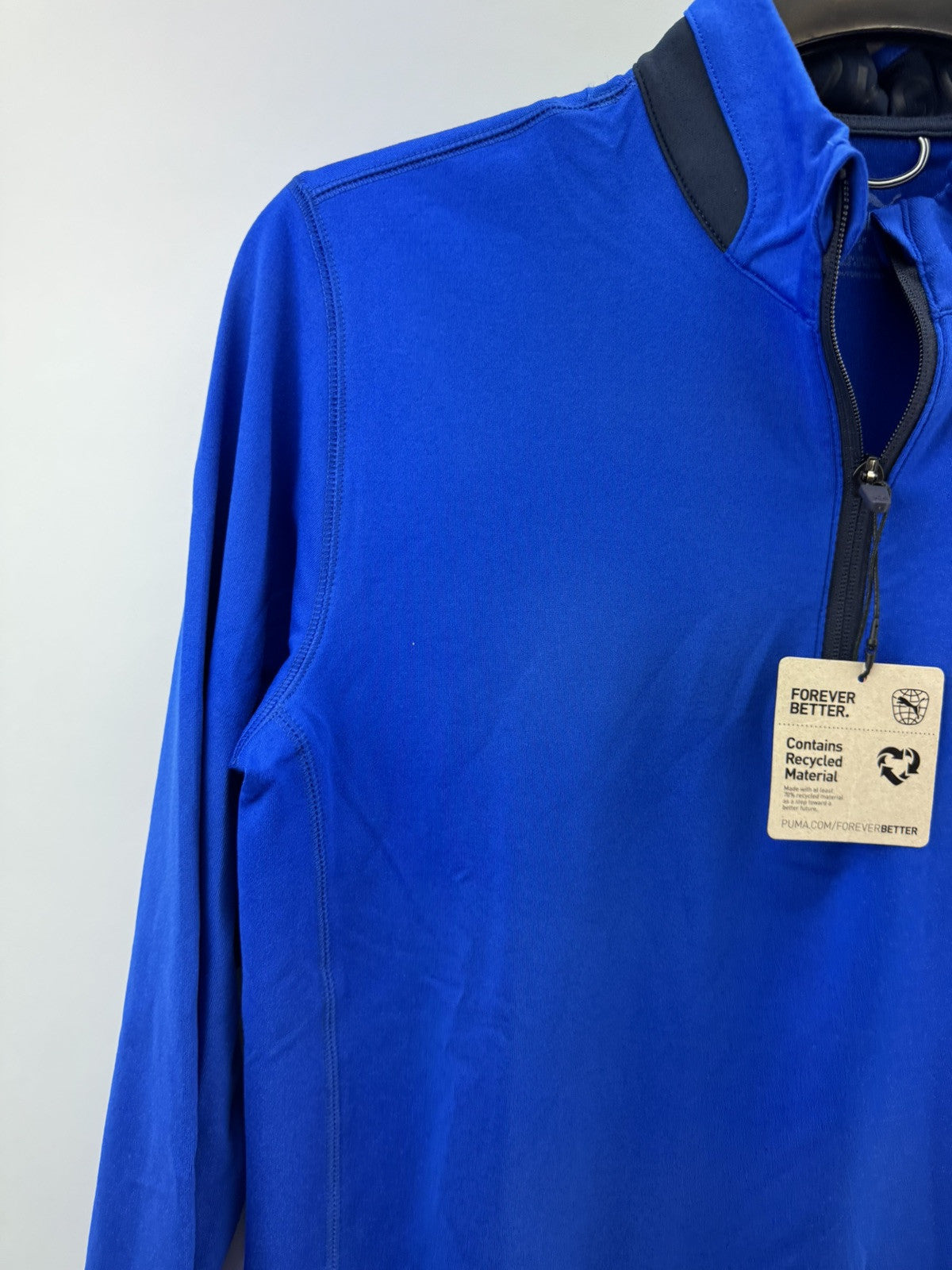 Puma Golf Mens Pullover 1/4 Lightweight /UK Small /Blue /New /223812