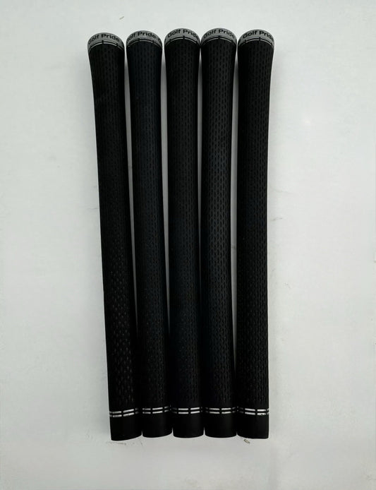 Golf Pride Tour Velvet 360 Grips (5) /Standard /Black /Grey /Pulled/308750