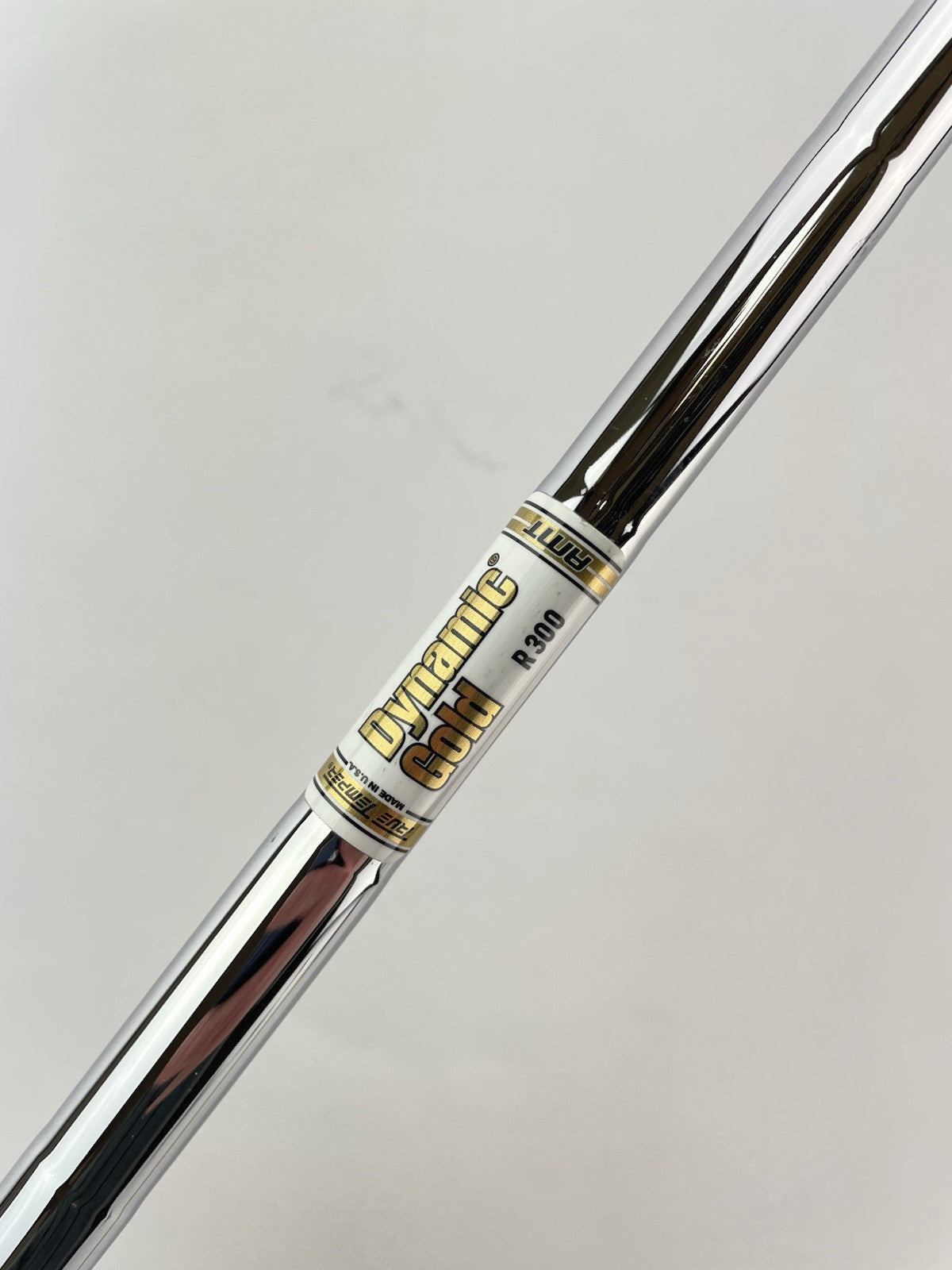 Dynamic Gold AMT Iron Shaft R300 Regular Flex Steel 35.25” /0.355 Tapered /233960