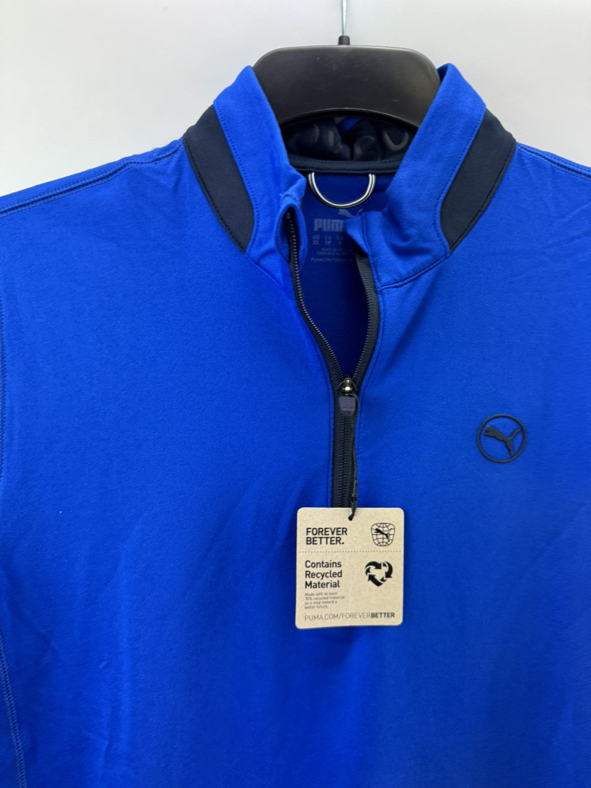 Puma Golf Mens Pullover 1/4 Lightweight /UK Small /Blue /New /223813