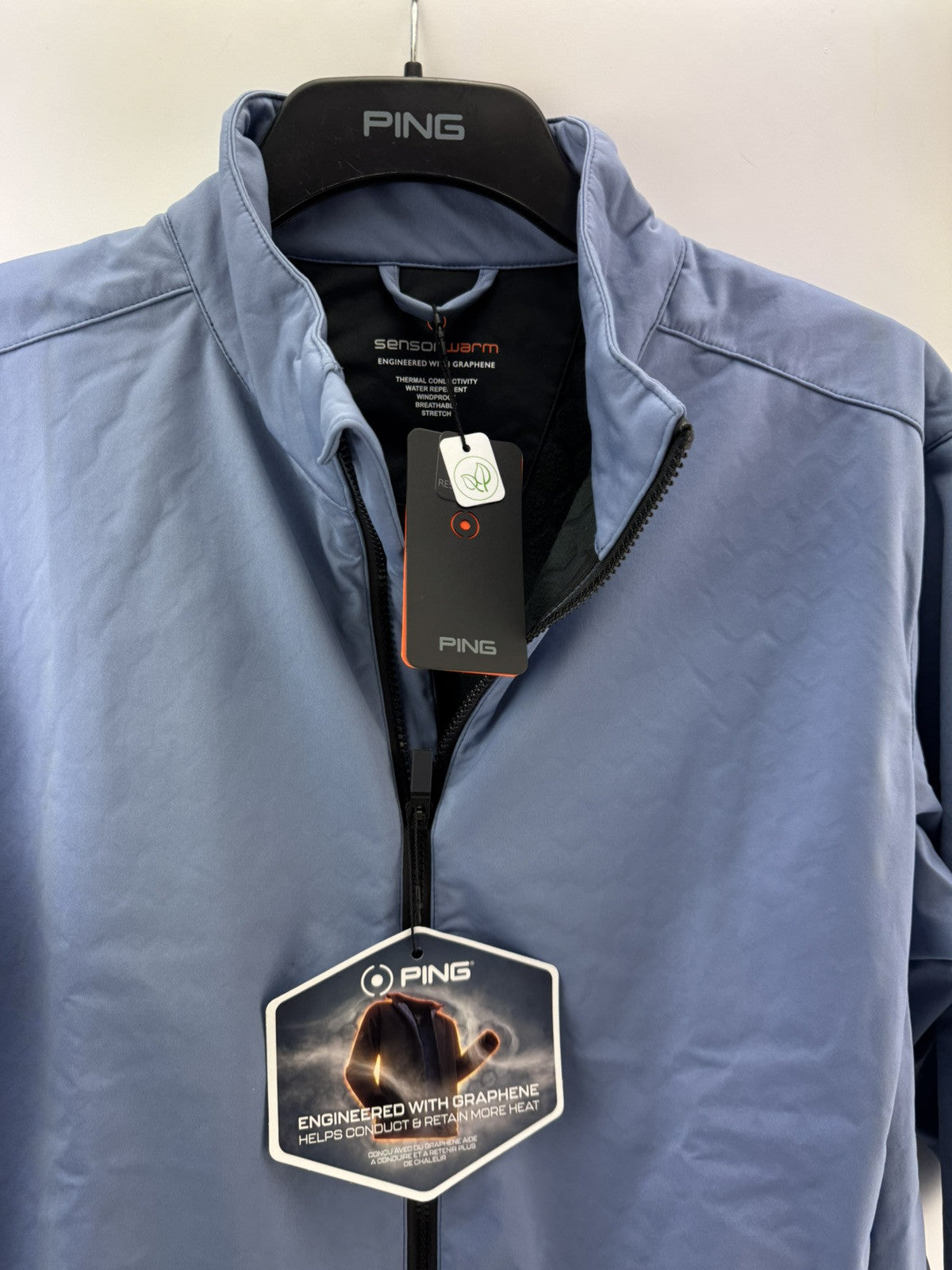 Ping Levan Graphene Jacket Sensorwarm Water Resistant UK Large /New /221363