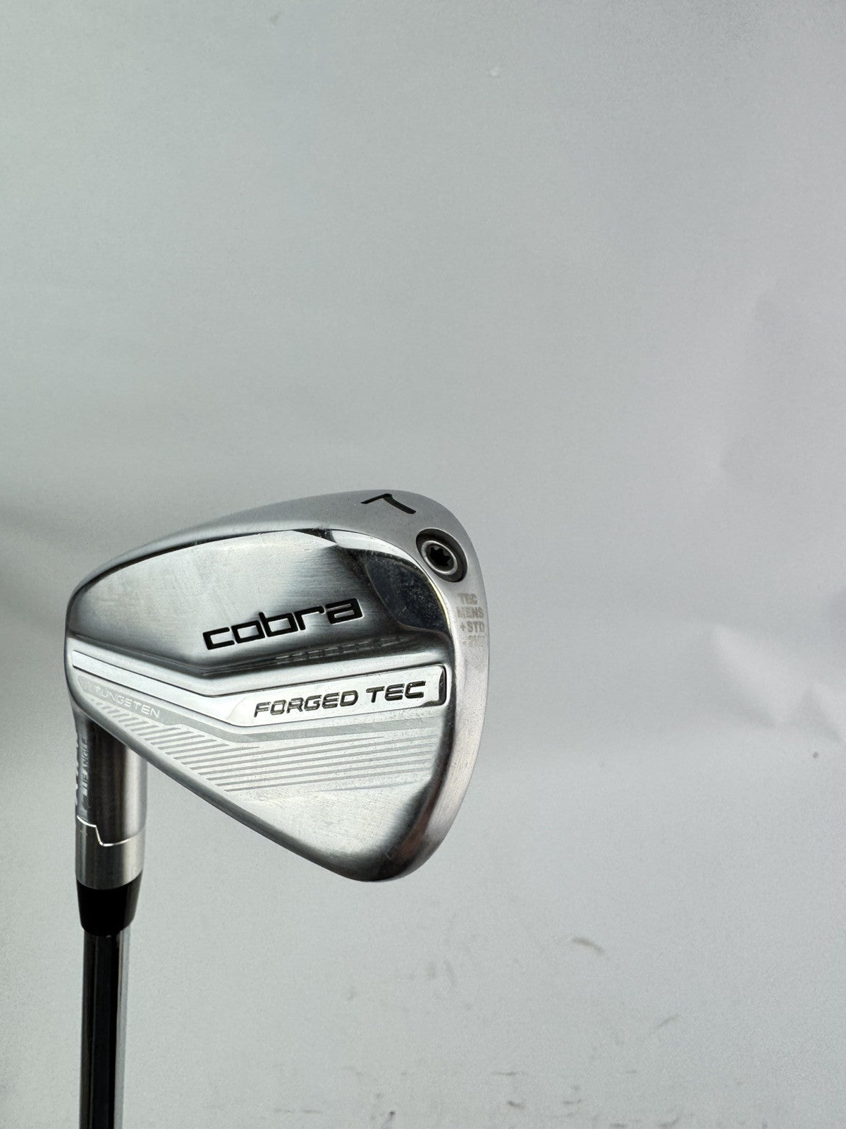 Cobra Forged Tec 7 Iron Left Handed Ultralite Stiff Flex Steel /Demo /228535