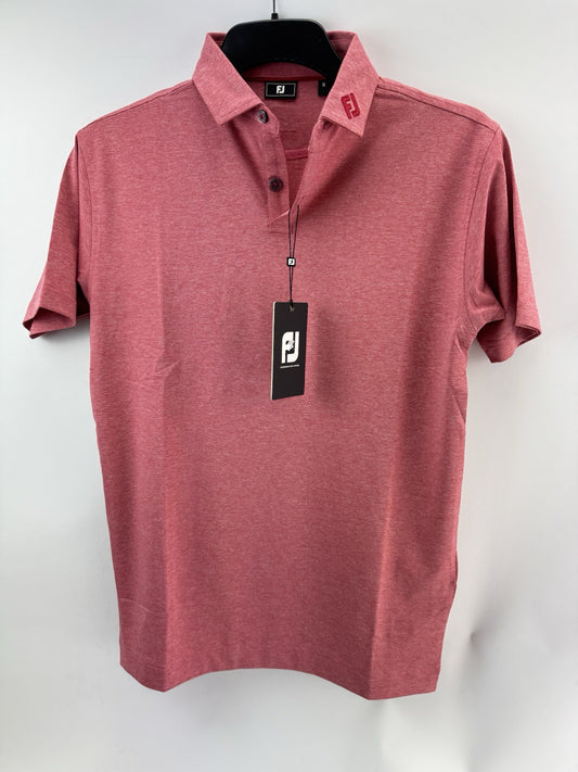 Footjoy Golf Mens Polo Shirt Heather Self Collar UK Small /New /230590