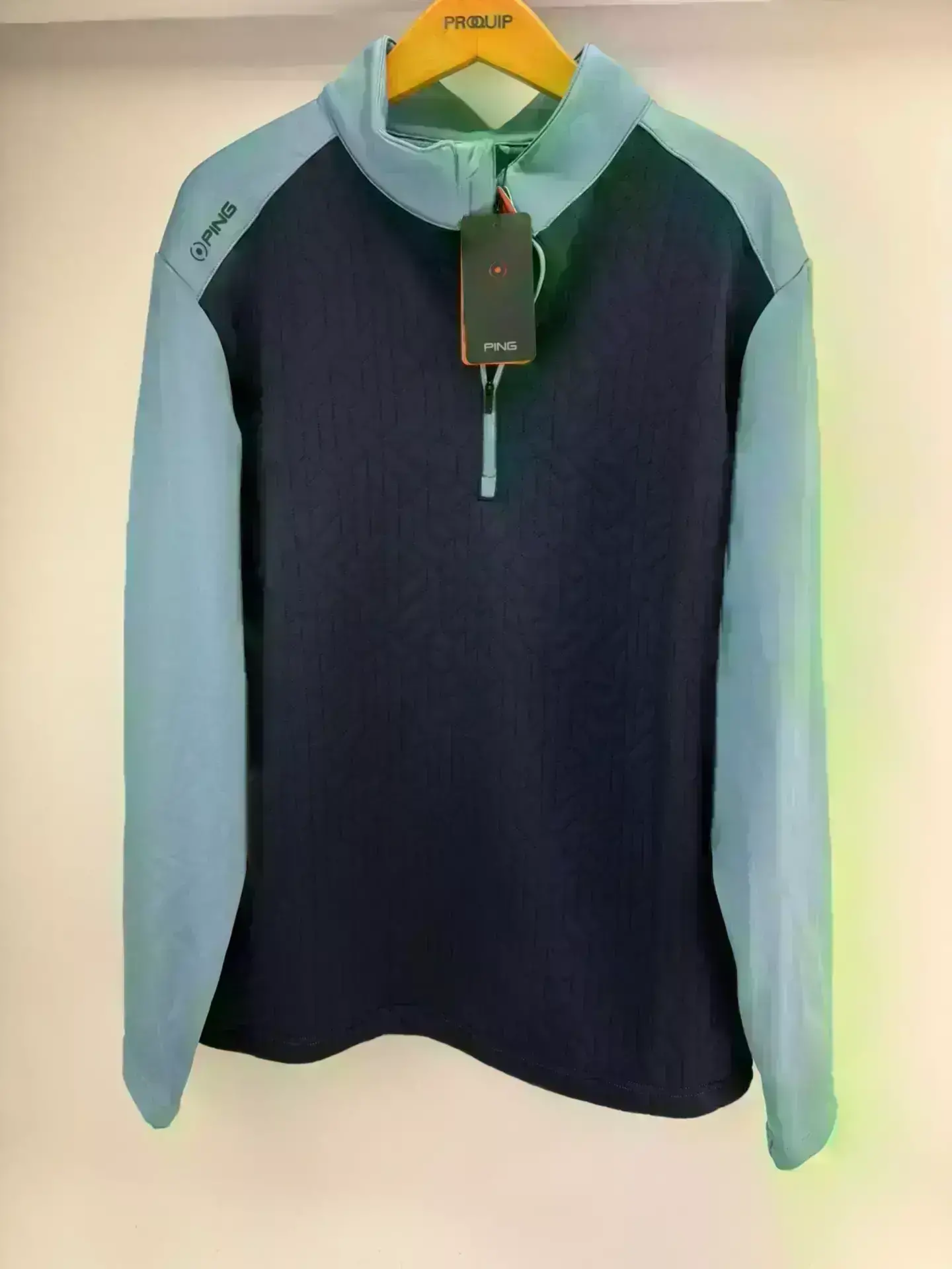 Ping Golf Tobi Pullover Midlayer Mens UK XXL /Navy/Stone Blue /New /19727