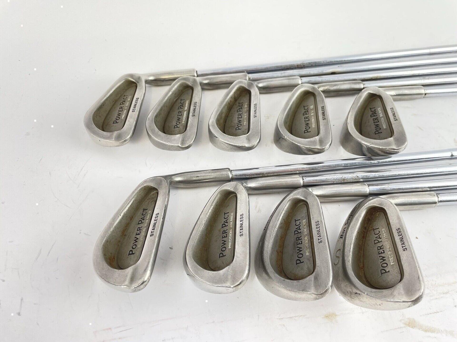 Ben Sayers Golf Irons Powerpact 3-SW Regular Flex Steel /Right /New Grips /5805