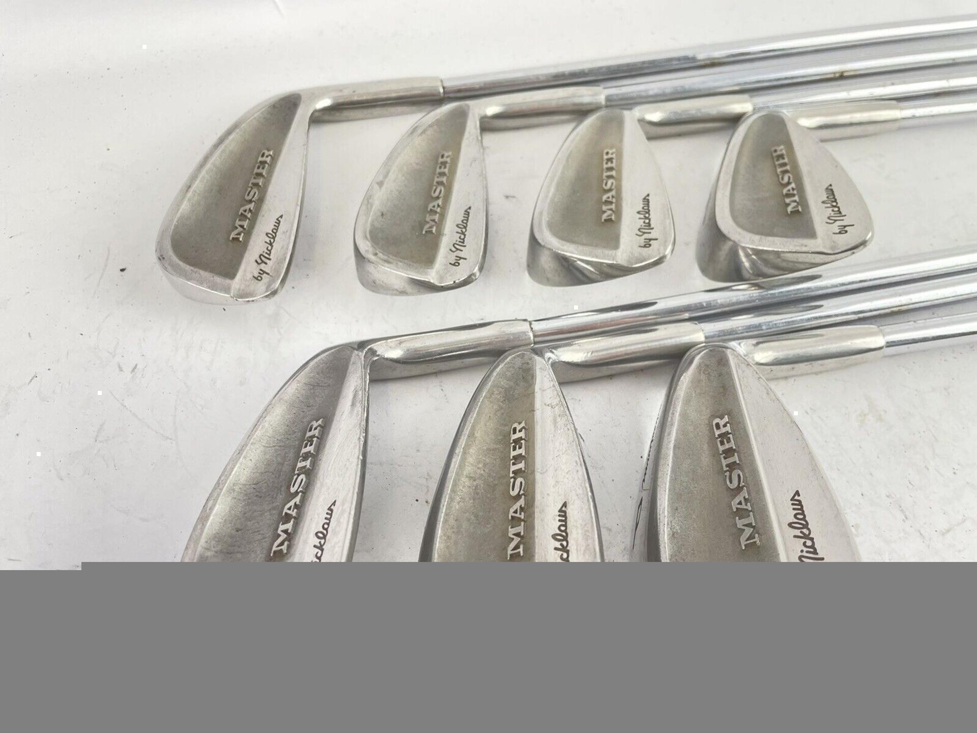 Macgregor Jack Nicklaus Irons 4-PW Regular Flex Steel /Right Hand/New Grips/7669