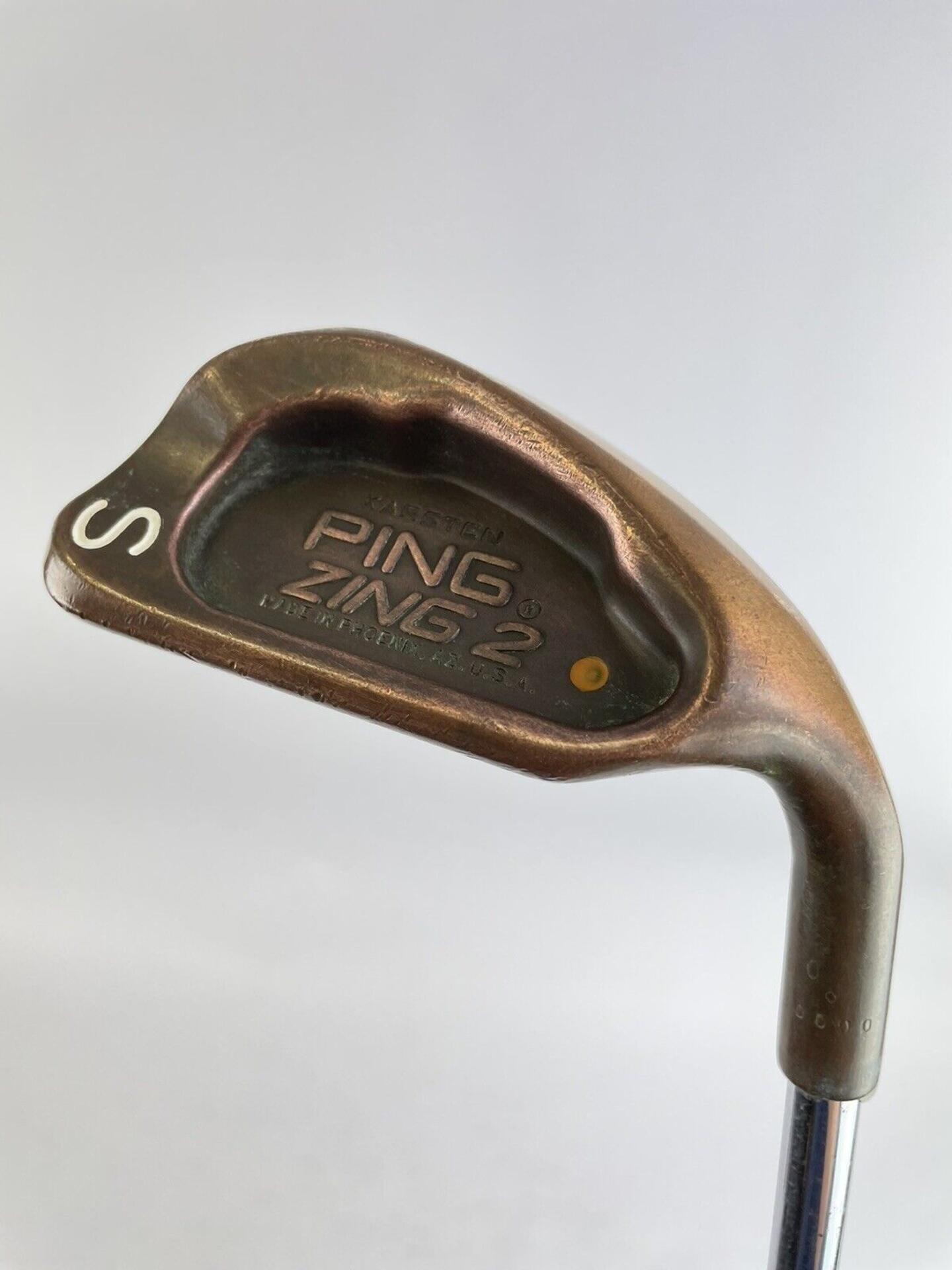 Ping Zing 2 Becu Sand Wedge Brown Dot JZ Stiff Steel /Right /New Grip /9285