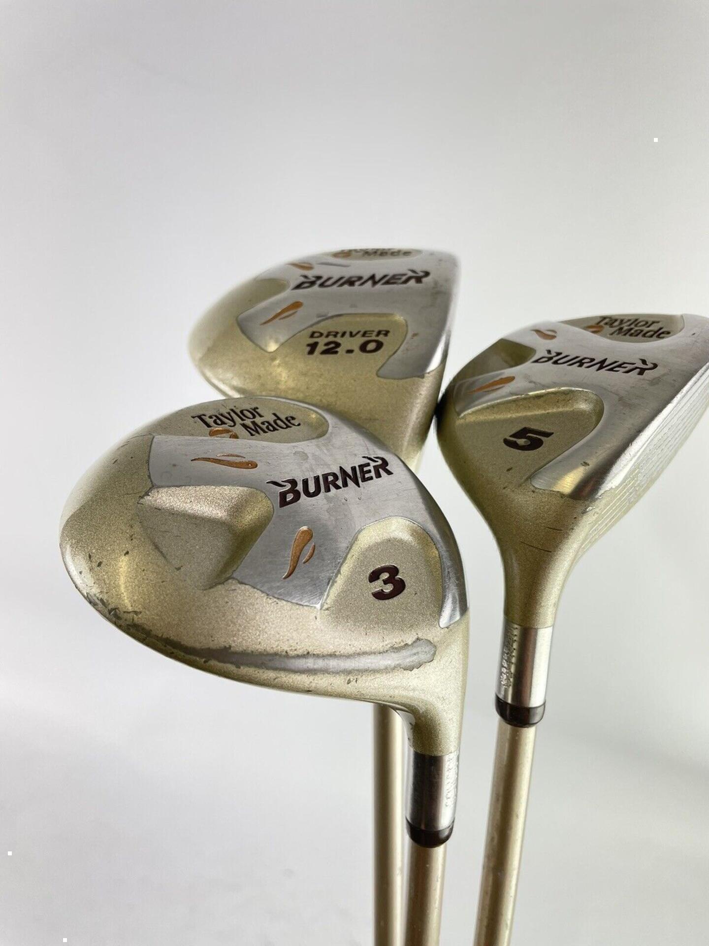 Taylormade Ladies Driver Fairway Set 1,3&5 Woods Ladies Bubble Graphite /9659