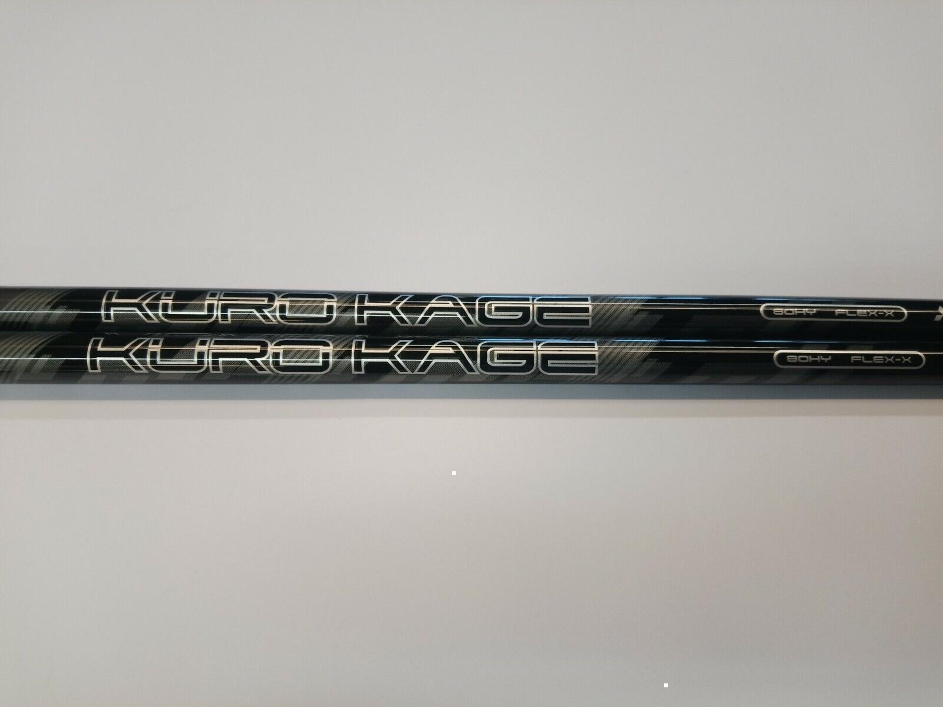 2 x Mitsubishi Rayon Kuro Kage 80 Hybrid Shaft Extra Stiff 42" 0.370 /2KKX42